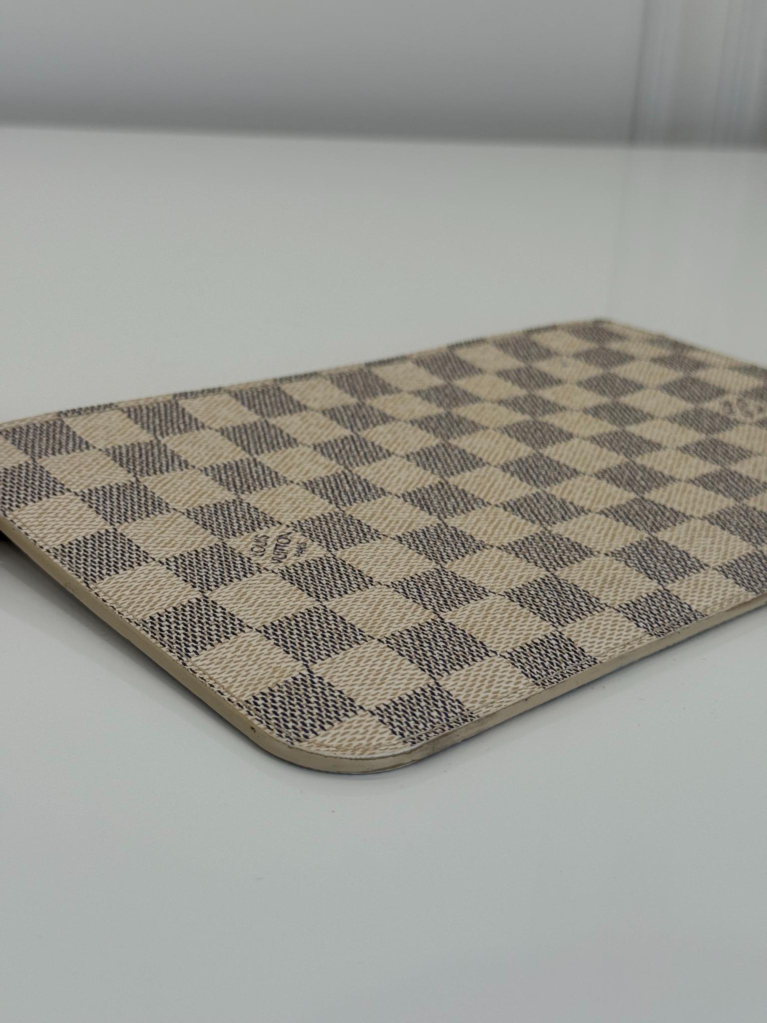 Louis Vuitton Pochette Neverfull Damier Azur Canvas
