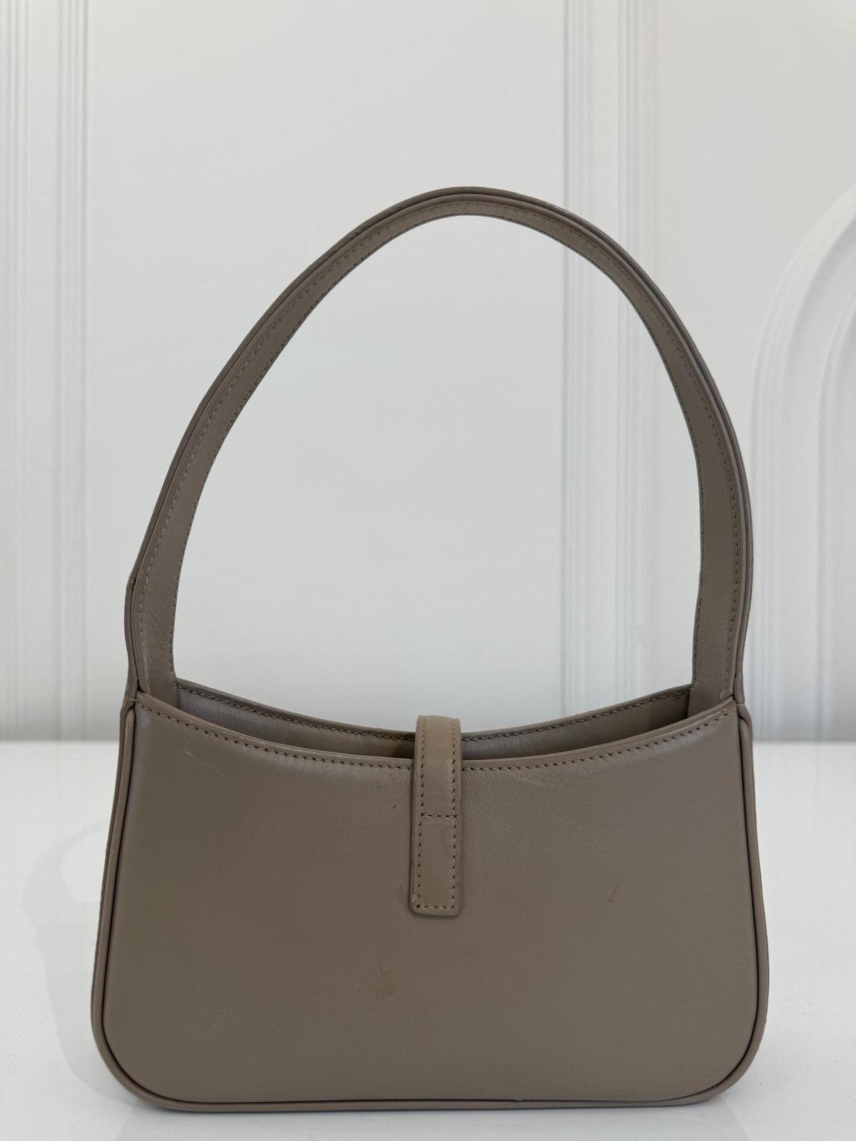 Saint Laurent Le 5 À 7 Smooth Leather Mini Hobo Bag