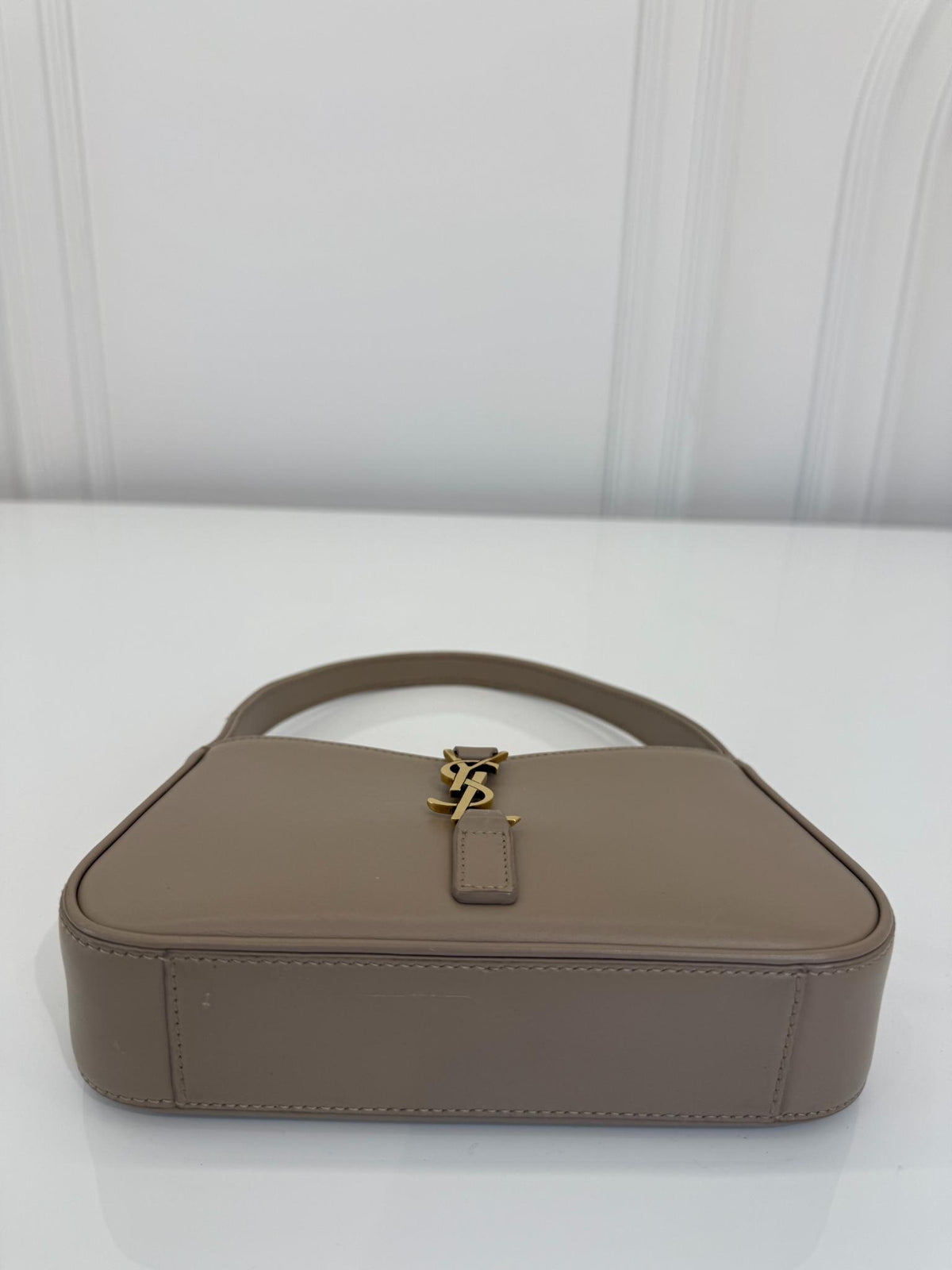 Saint Laurent Le 5 À 7 Smooth Leather Mini Hobo Bag