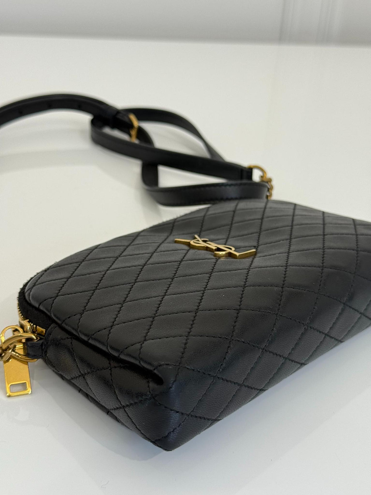 Saint Laurent Gaby Quilted Leather Crossbody Bag