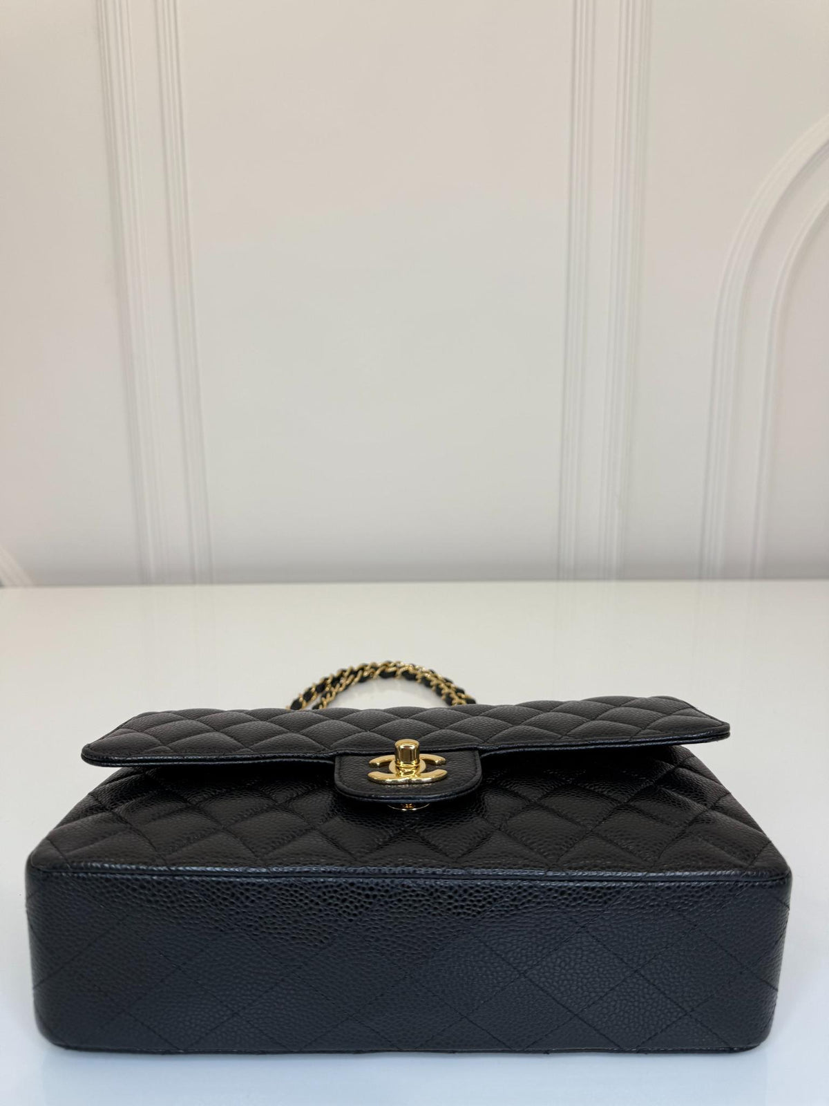 Chanel Medium Classic Double Flap Bag Black Caviar GHW