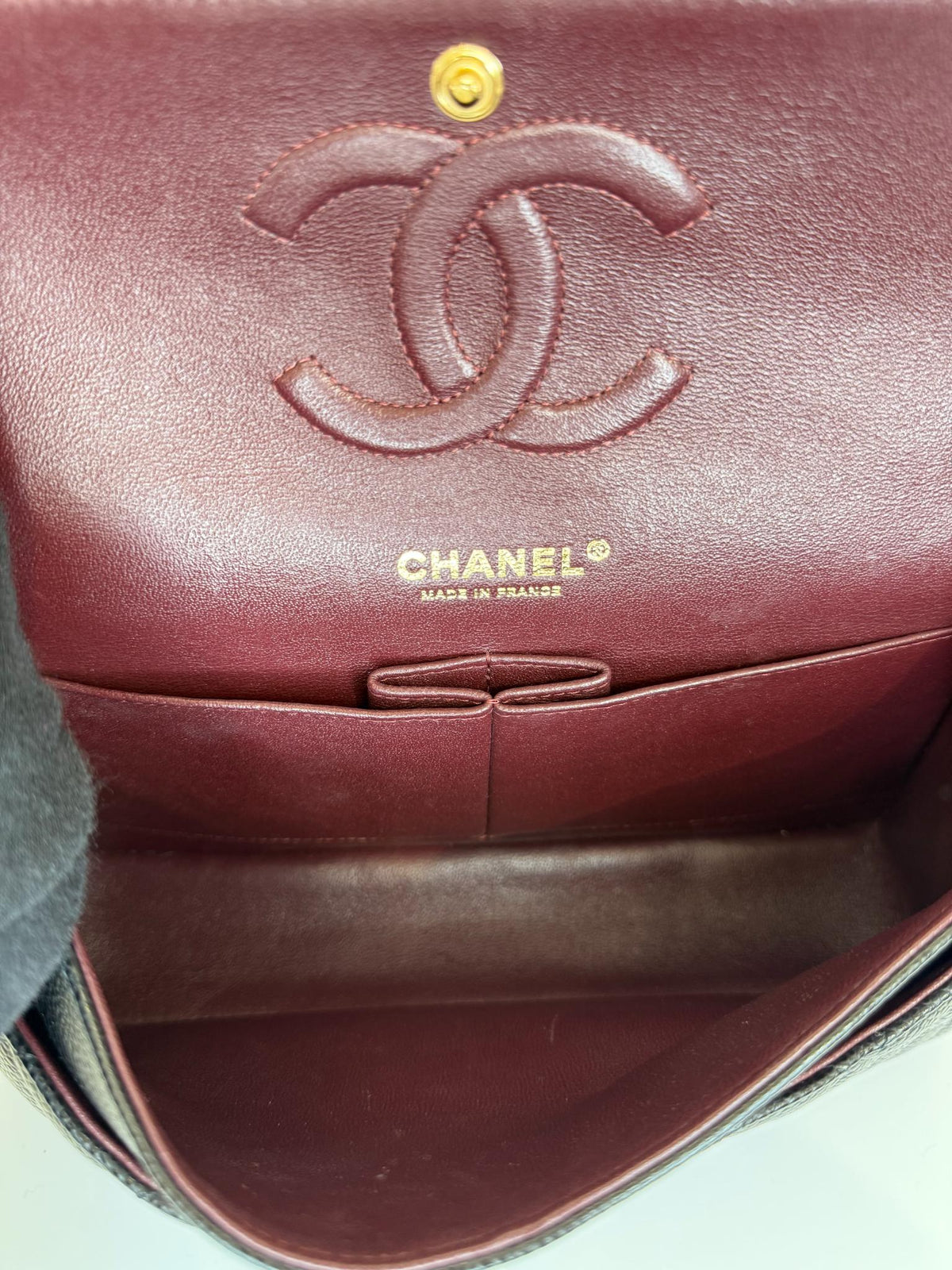 Chanel Medium Classic Double Flap Bag Black Caviar GHW