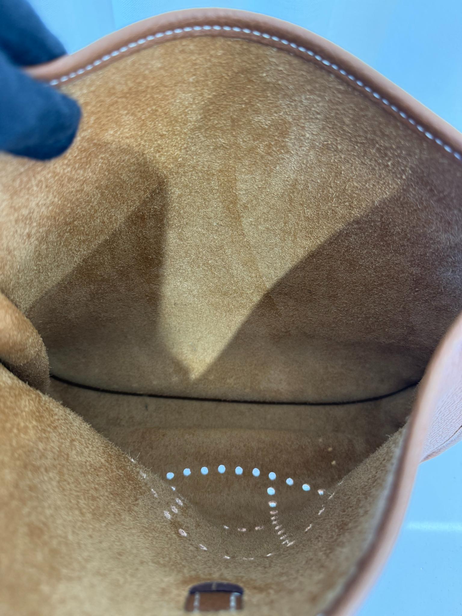 Hermès Evelyne III 29 Gold Clemence Leather Palladium Hardware