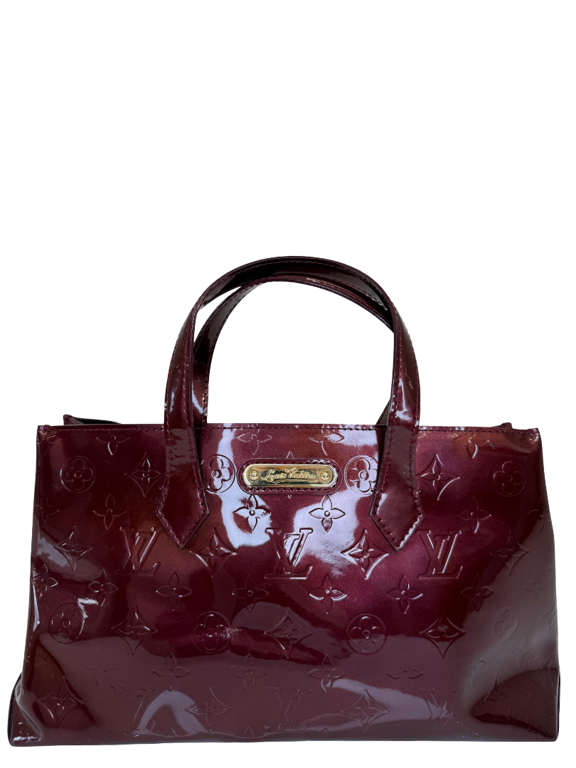 Louis Vuitton Wilshire PM Amarante Monogram Vernis Bag