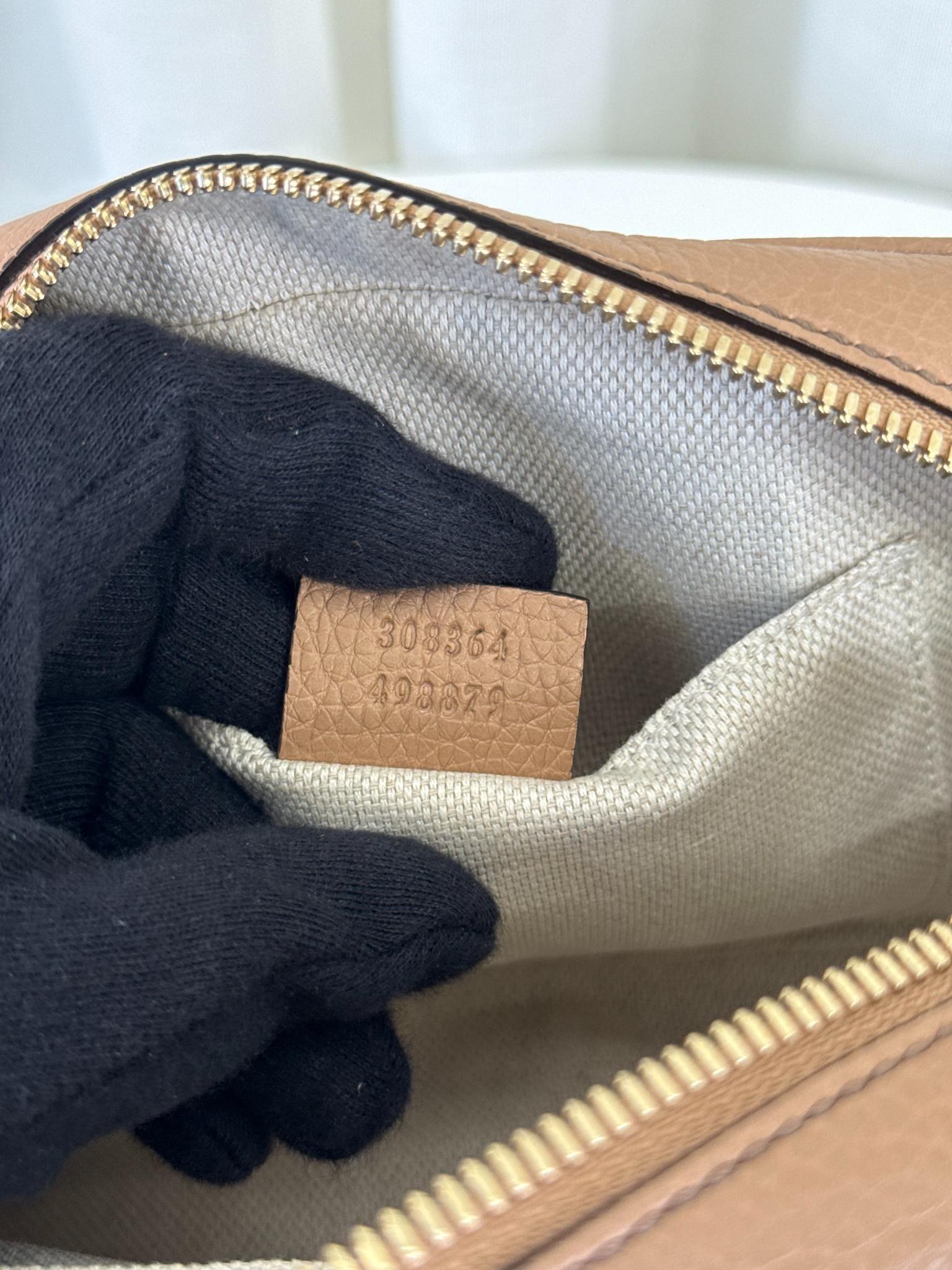 Gucci Soho Disco Light Brown Small Camera Bag