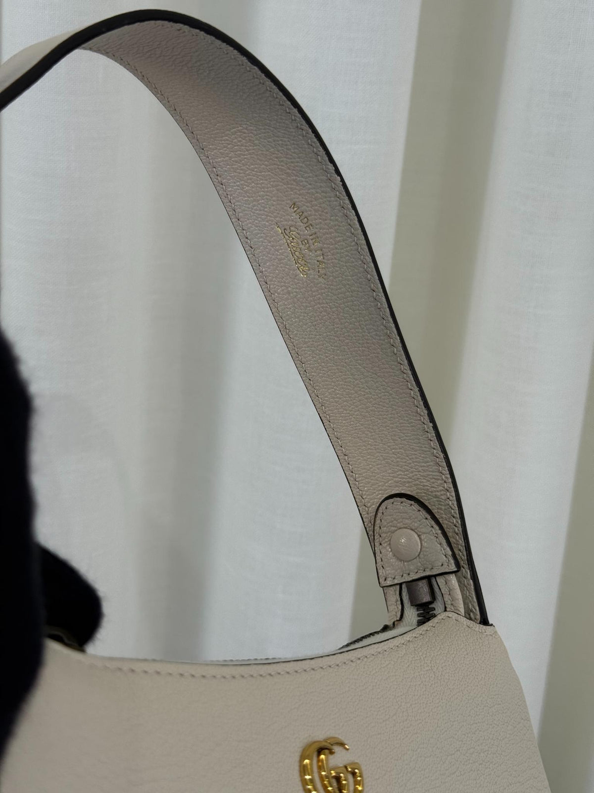 Gucci Aphrodite Mini Shoulder Bag White Soft Leather