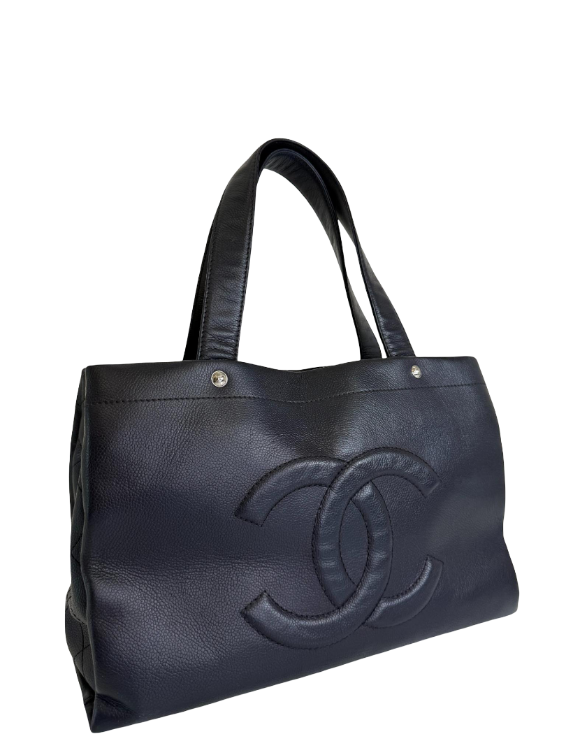 Chanel Ultimate Executive Tote Caviar Large Navy