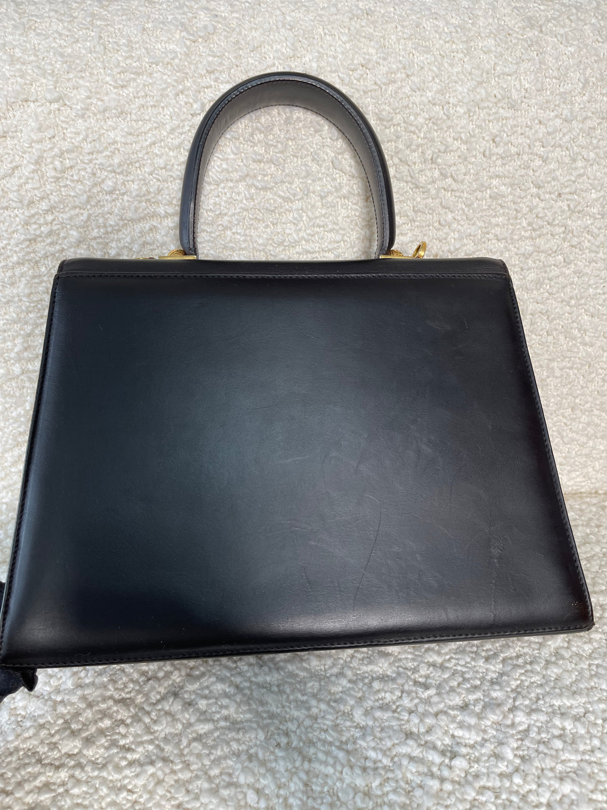 Salvatore Ferragamo Vintage Calfskin Gancini Top Handle