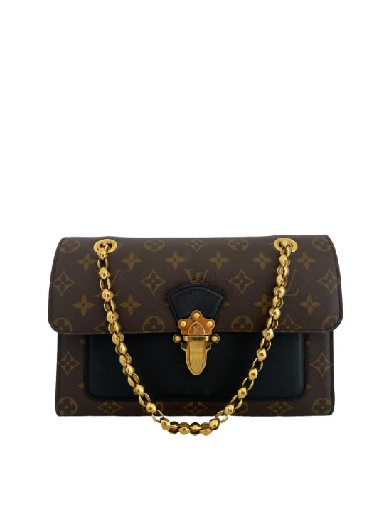 Louis Vuitton Noir Monogram Canvas Victoire Bag