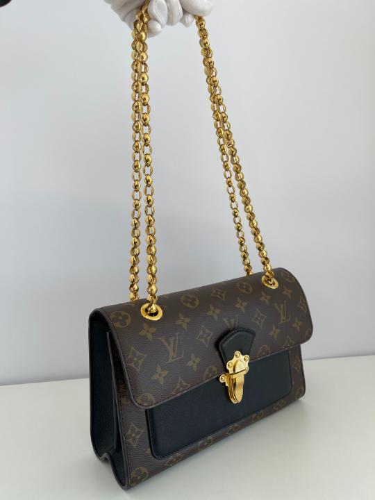 Louis Vuitton Noir Monogram Canvas Victoire Bag