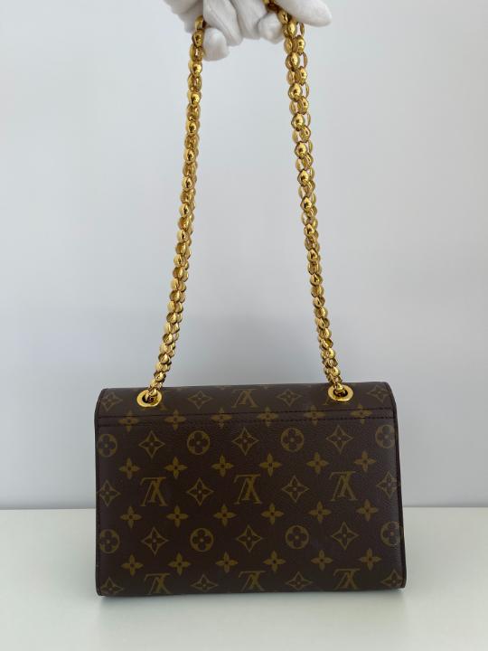Louis Vuitton Noir Monogram Canvas Victoire Bag