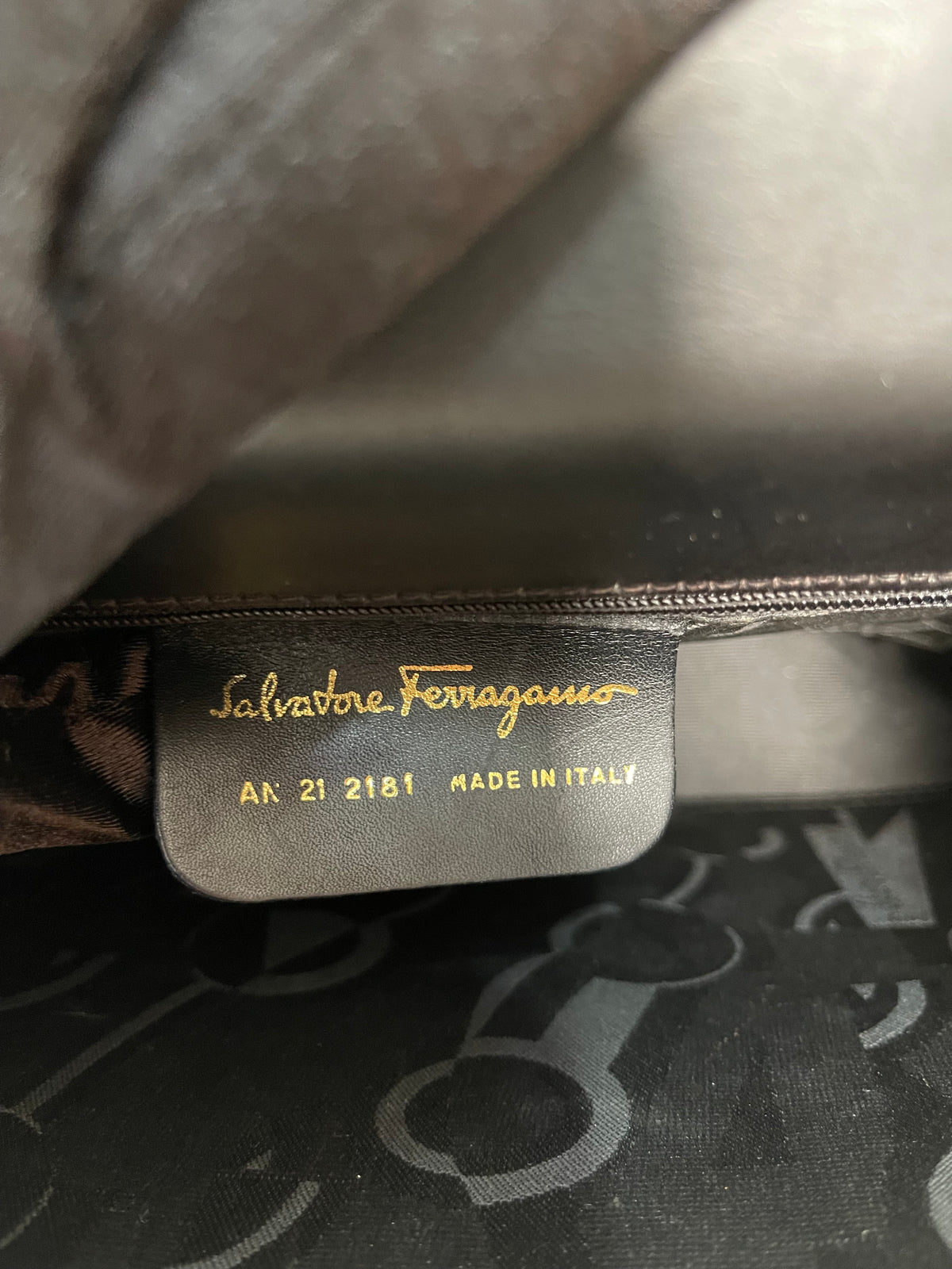 Salvatore Ferragamo Vintage Calfskin Gancini Top Handle