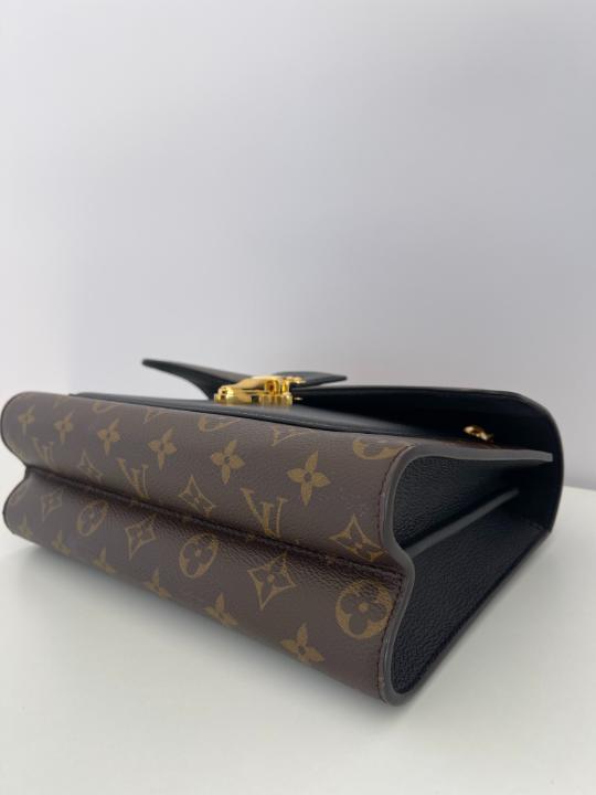 Louis Vuitton Noir Monogram Canvas Victoire Bag