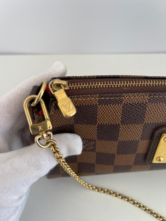 Louis Vuitton Damier Ebene Canvas Eva Pochette