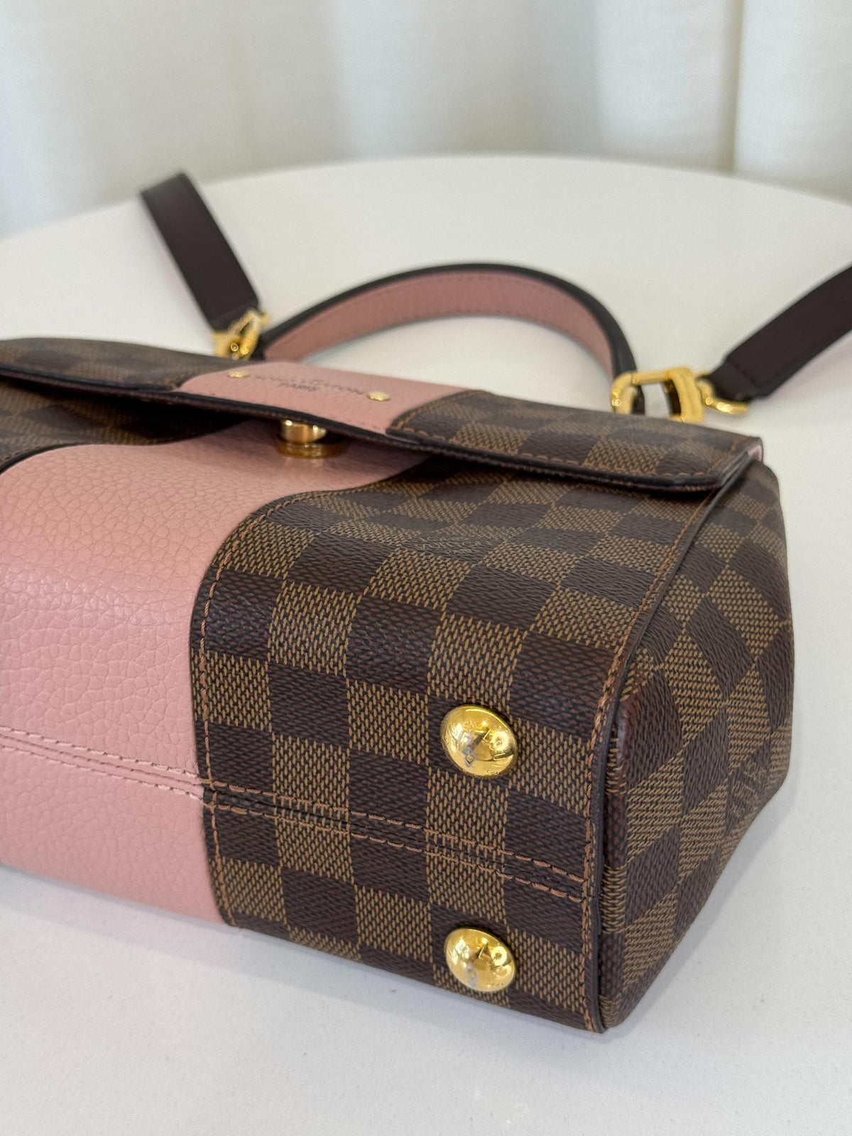 Louis Vuitton Bond Street BB Magnolia Damier Ebene Canvas