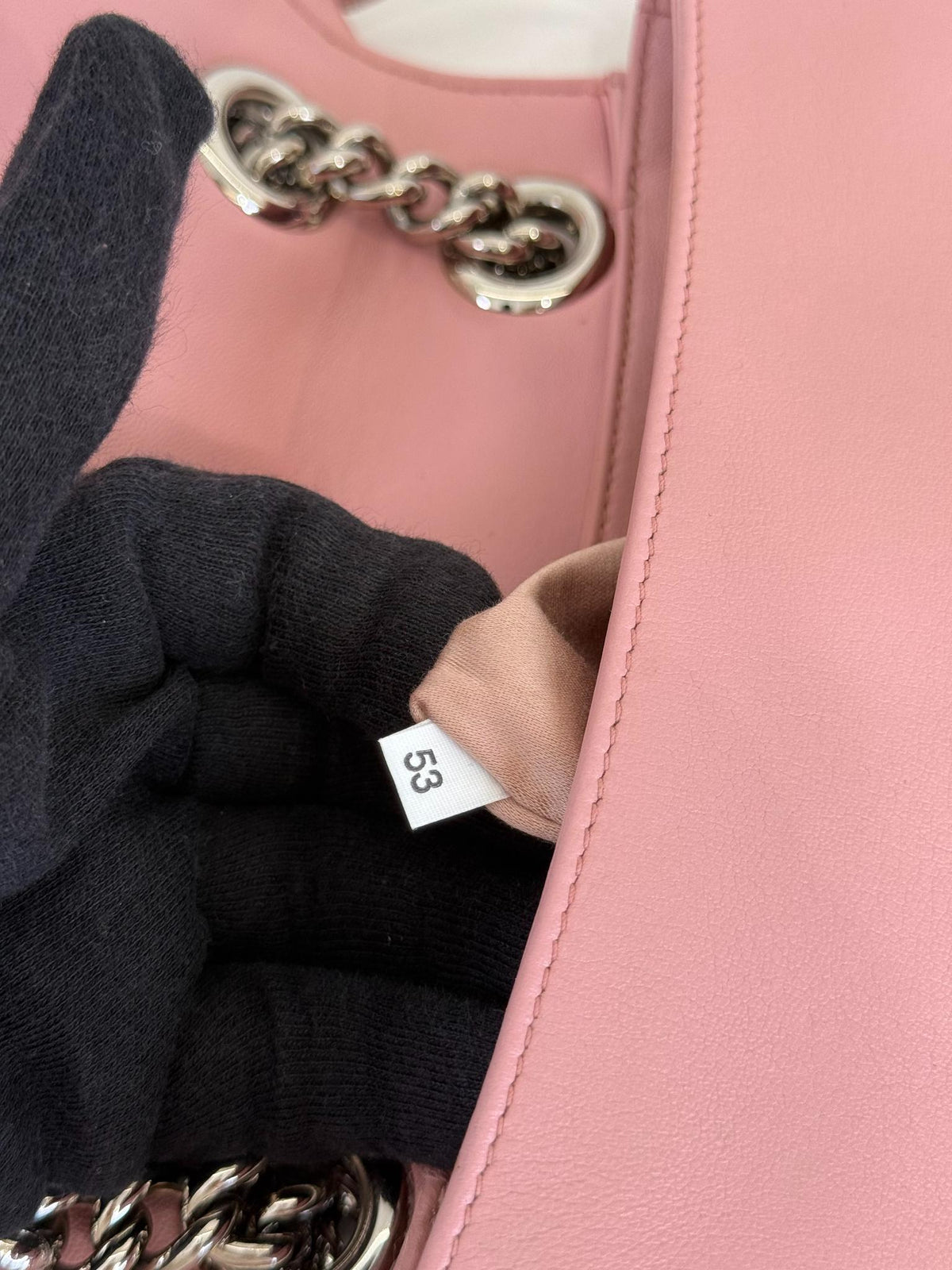 Miu Miu Pink Sheepskin Quilted Leather Shoulder Bag