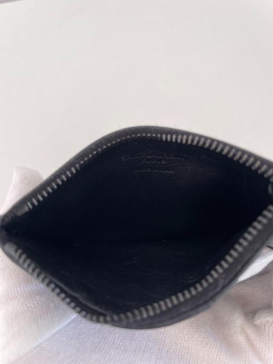 Saint Laurent Leather Card Holder Black