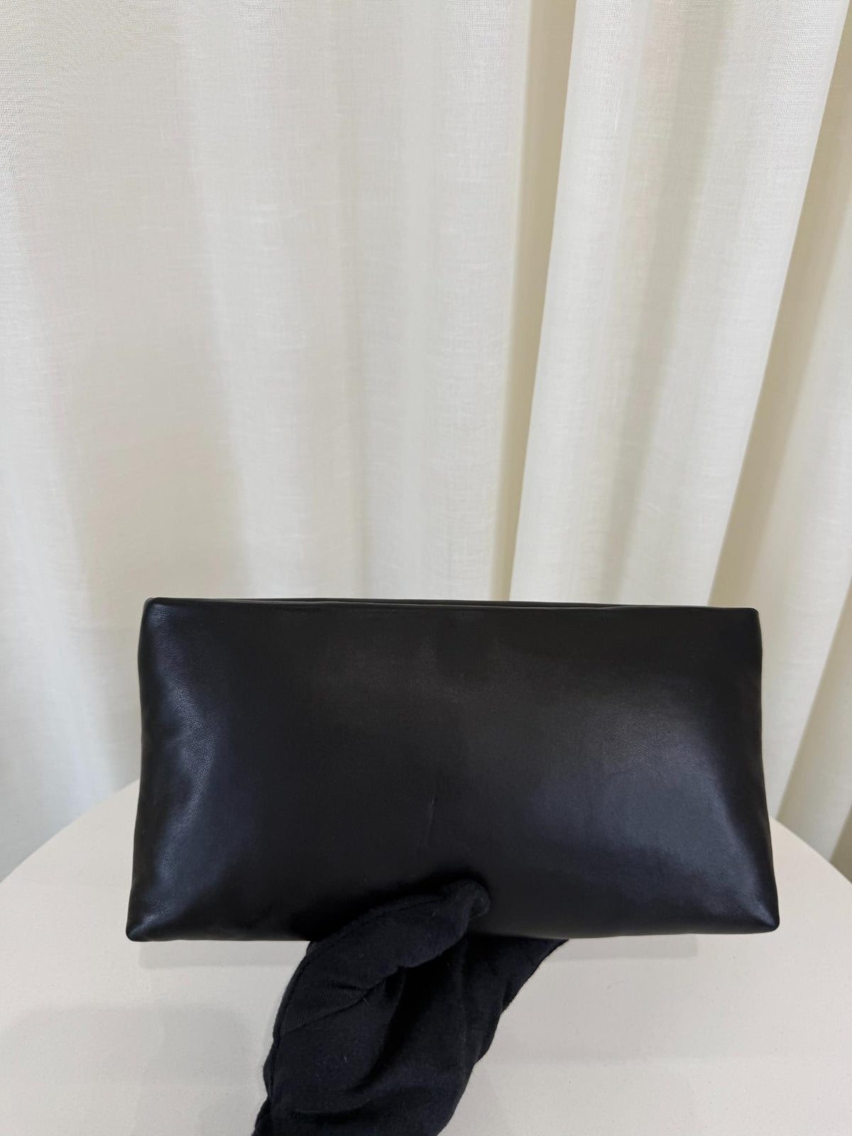Saint Laurent Calypso Long Zipped Pouch Black