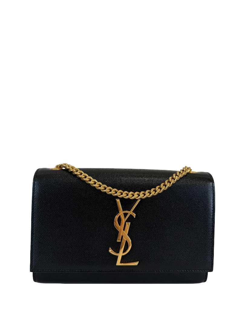 Saint Laurent Kate Small Grain de Poudre Shoulder Bag