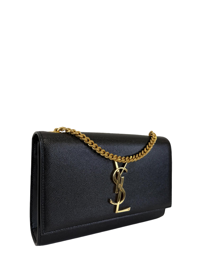 Saint Laurent Kate Small Grain de Poudre Shoulder Bag