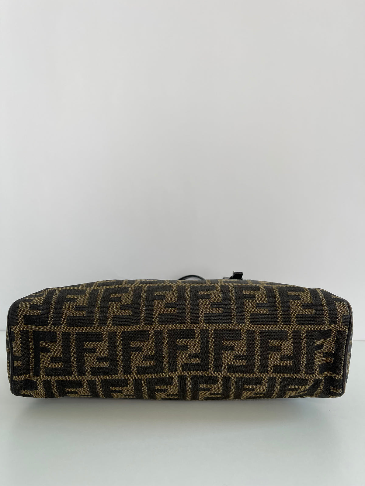 Fendi Zucca Small Tobacco Bauletto