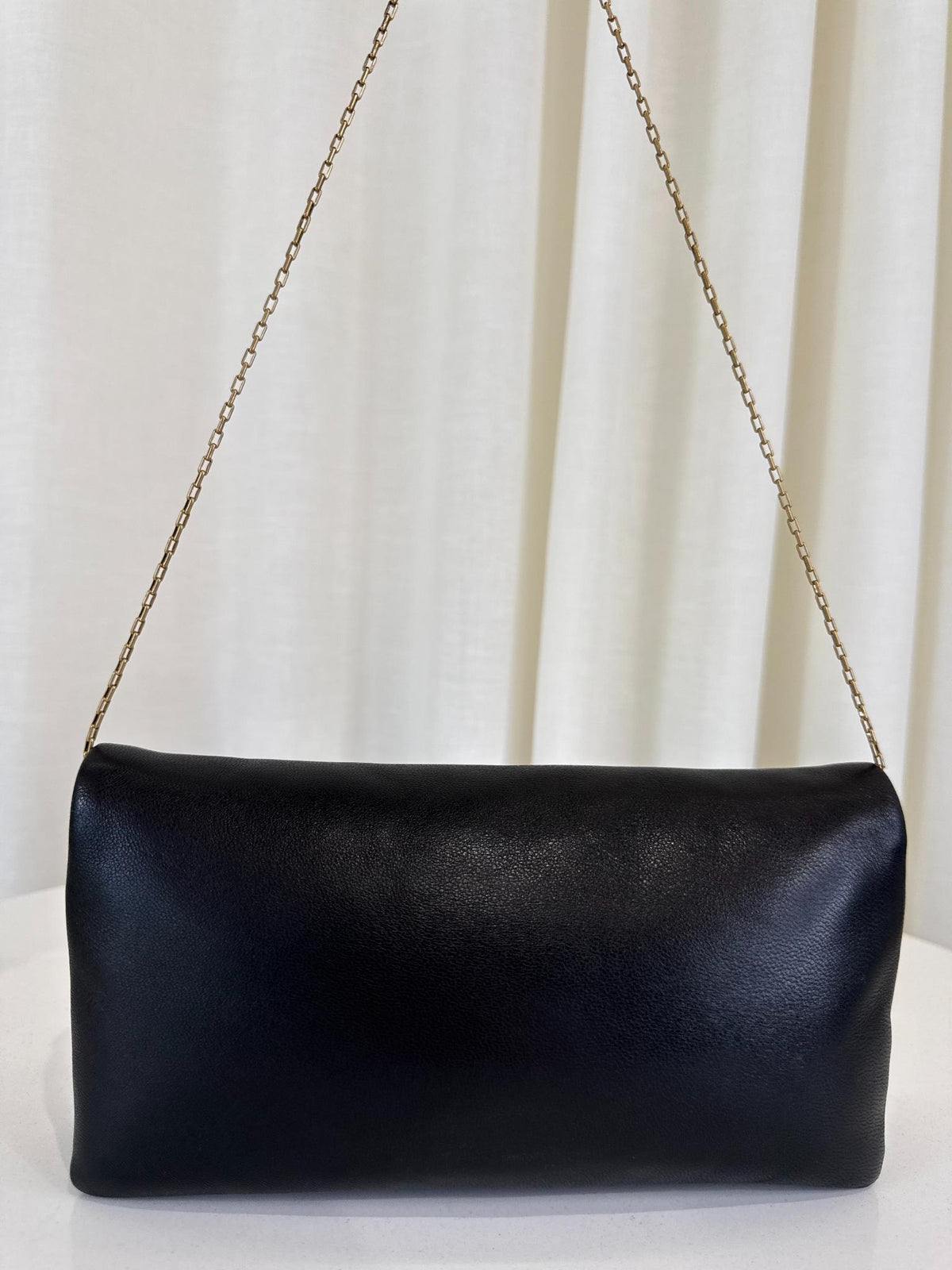 Saint Laurent Calypso Black Lambskin Mini Shoulder Bag