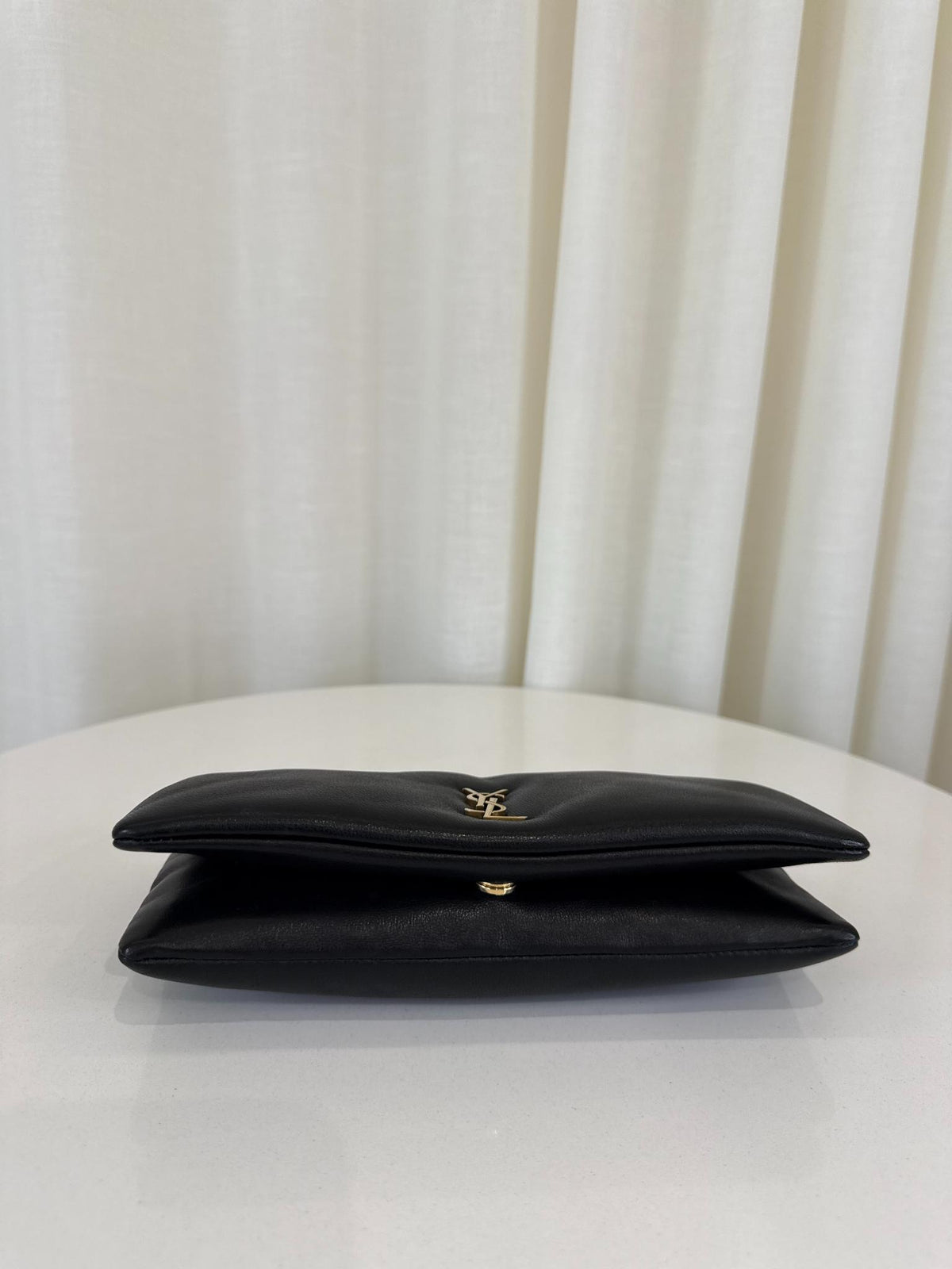 Saint Laurent Calypso Black Lambskin Mini Shoulder Bag