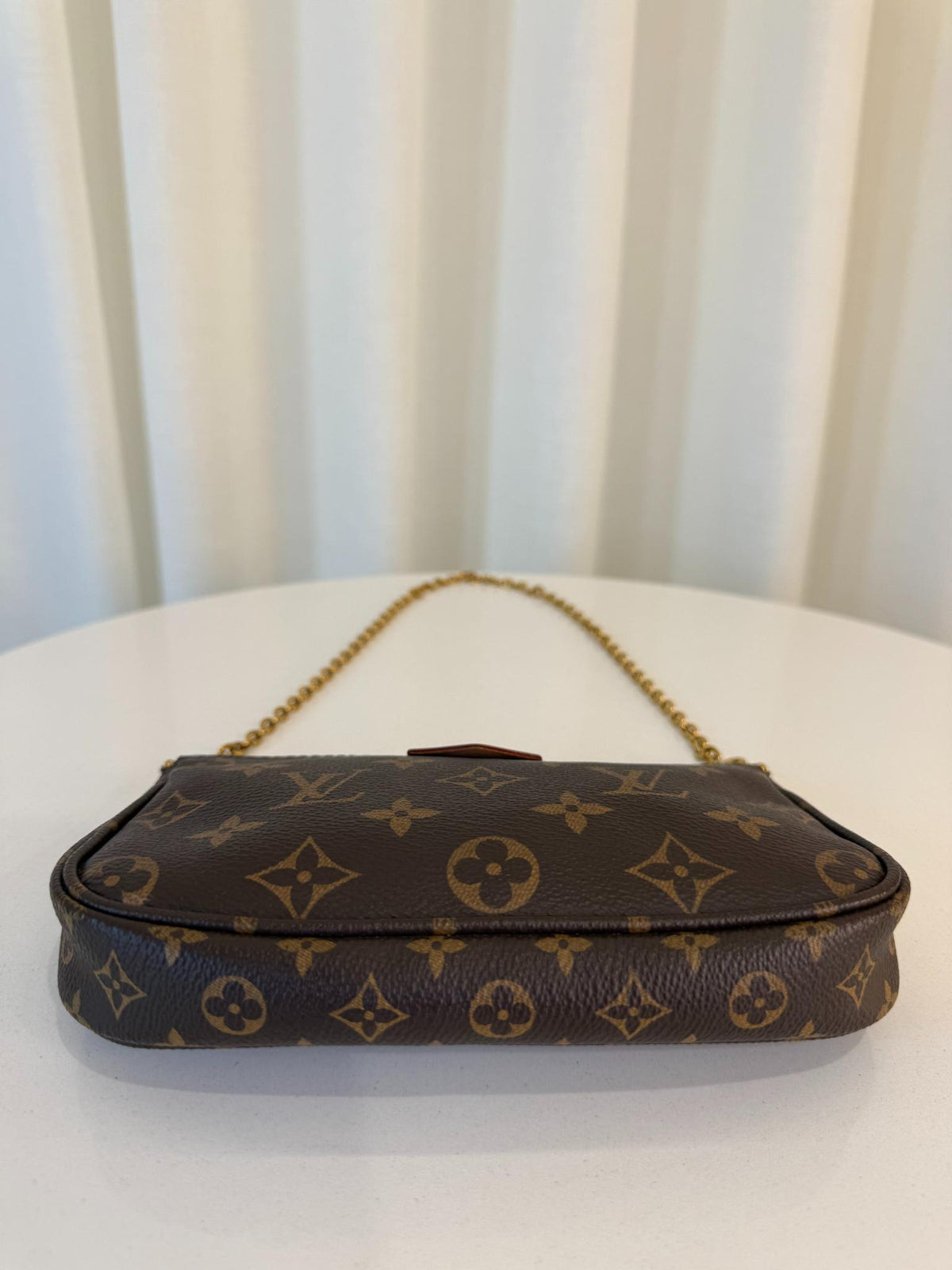 Louis Vuitton Multi Pochette Accessoires Khaki Strap Monogram Canvas