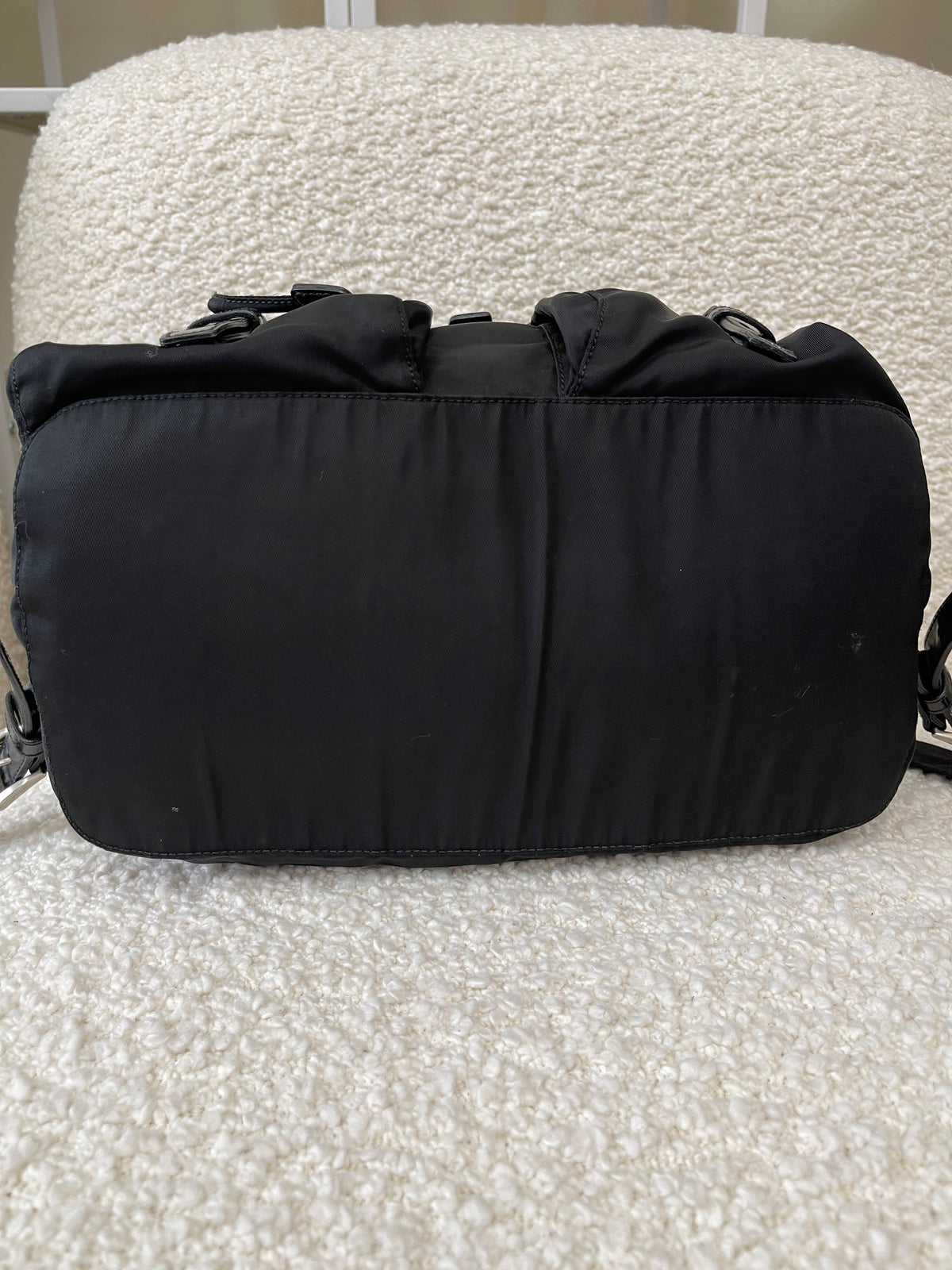 Prada Vintage Nylon Black Backpack