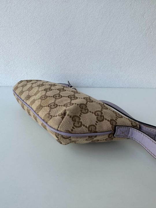 Gucci Monogram Pretty Boat Lilac Pochette