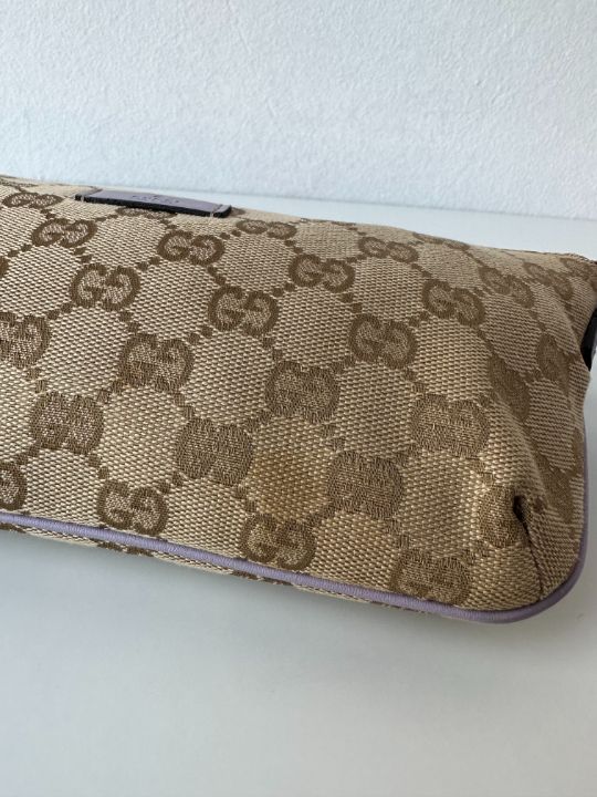 Gucci Monogram Pretty Boat Lilac Pochette
