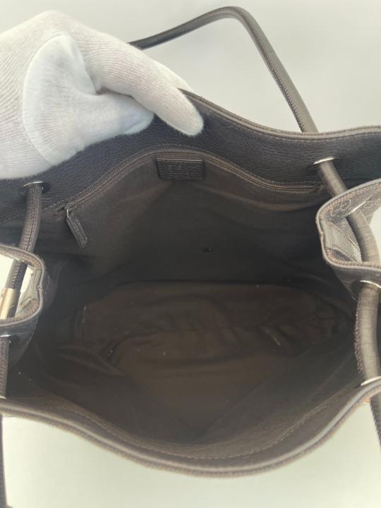 Gucci Black GG Canvas Gifford Tote Bag