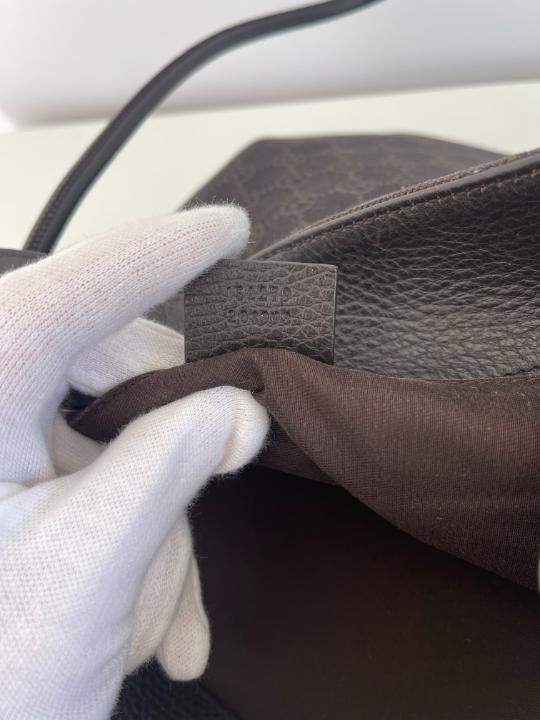 Gucci Black GG Canvas Gifford Tote Bag