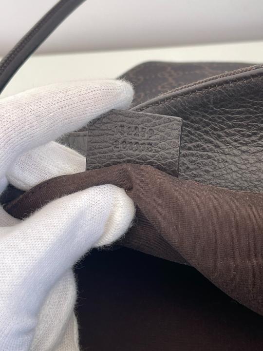 Gucci Black GG Canvas Gifford Tote Bag