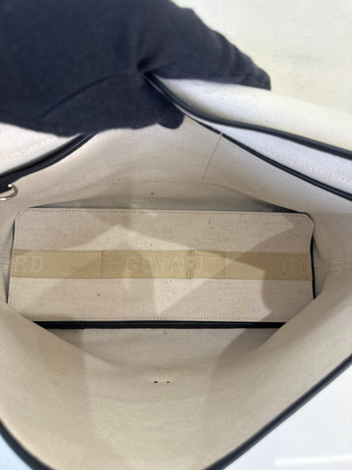 Goyard Goyardine Capetien Messenger Bag Black
