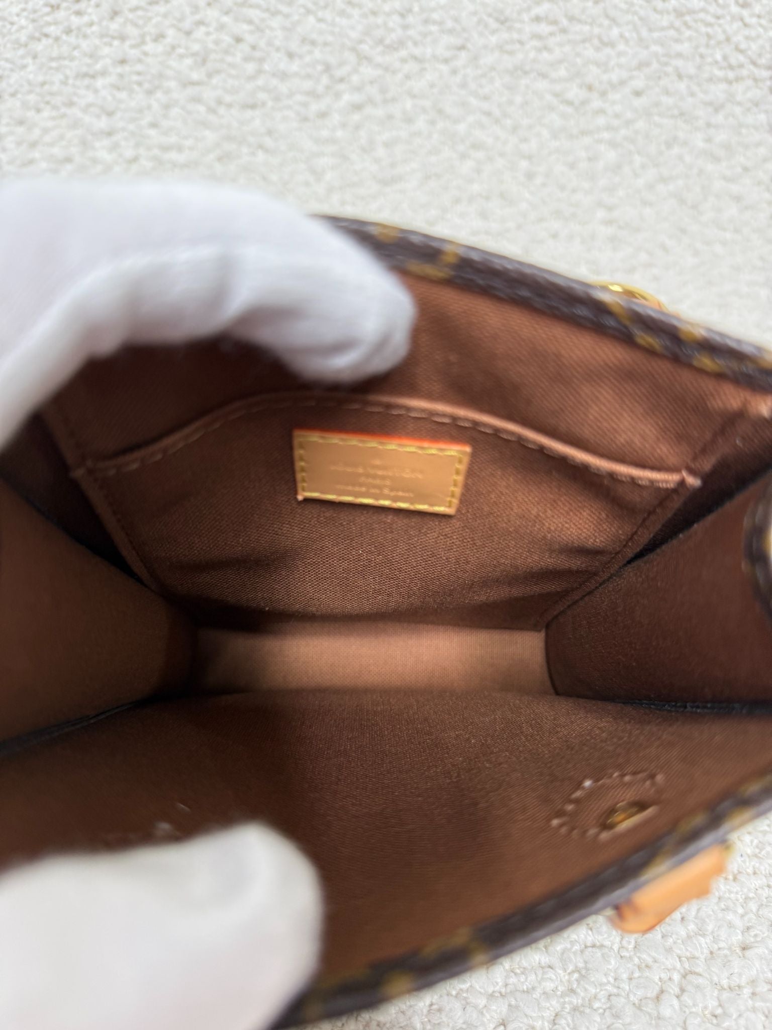 Louis Vuitton Petit Sac Plat Monogram Canvas