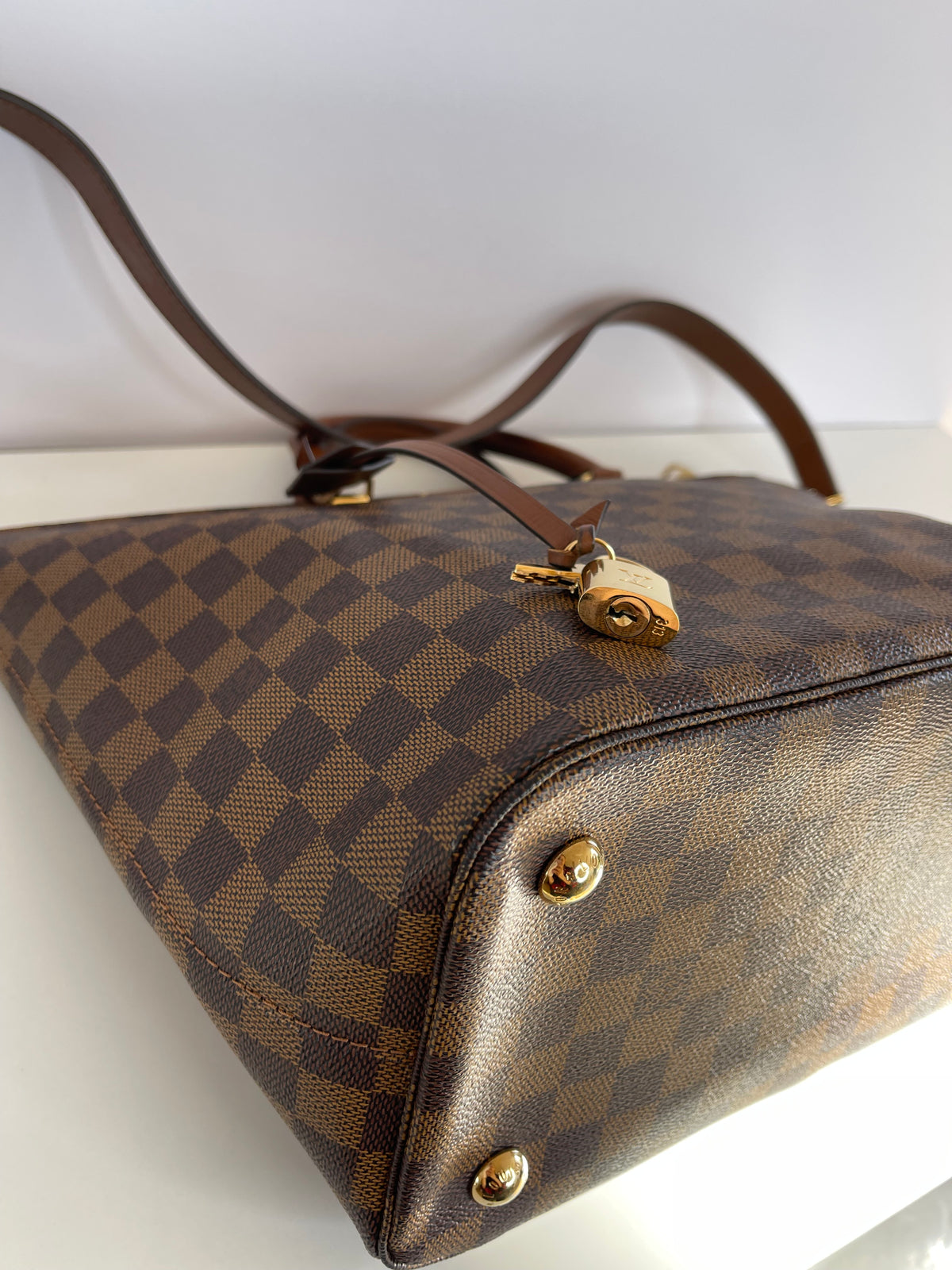Louis Vuitton Damier Ebene Belmont 2Way Tote Bag