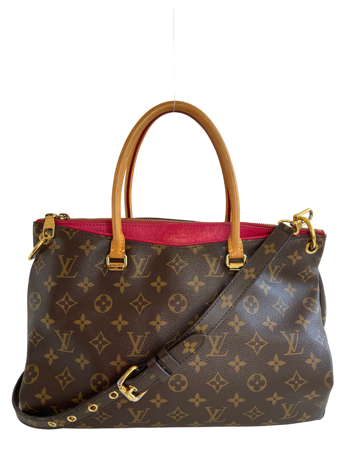 Louis Vuitton Pink Monogram Canvas Pallas MM Bag