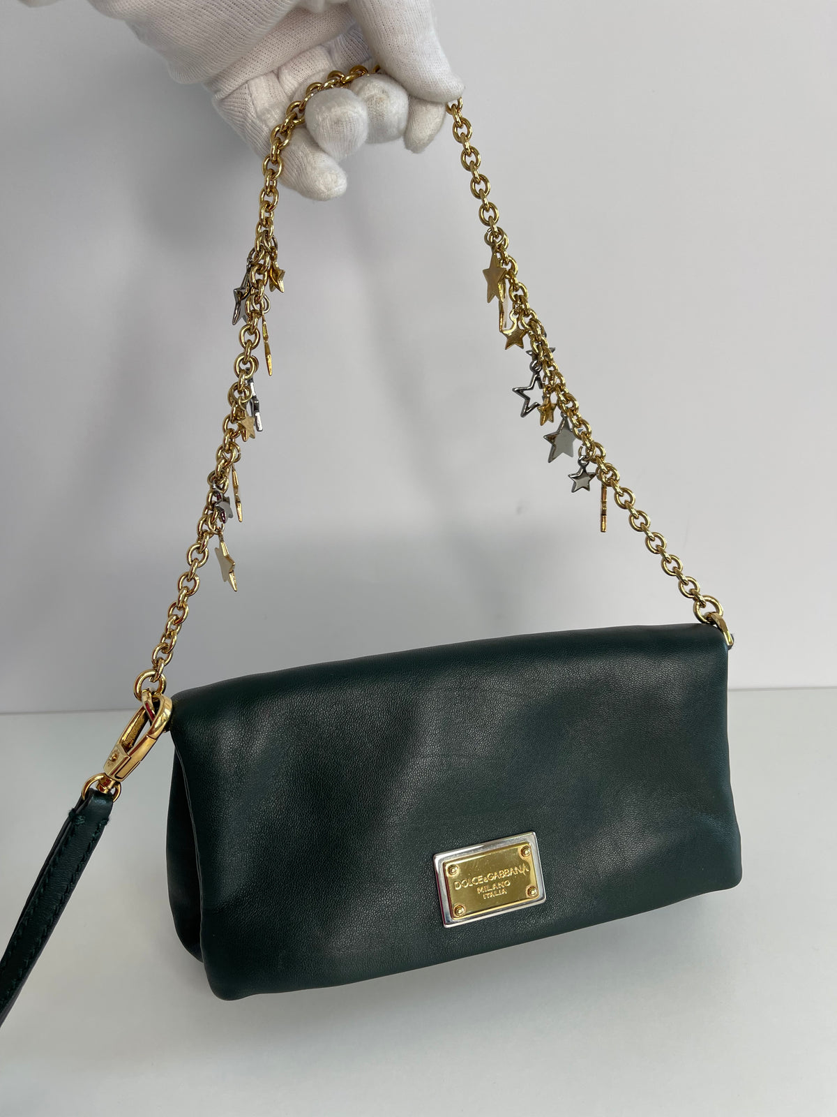 Dolce & Gabbana Green Soft Calfskin Small Bag