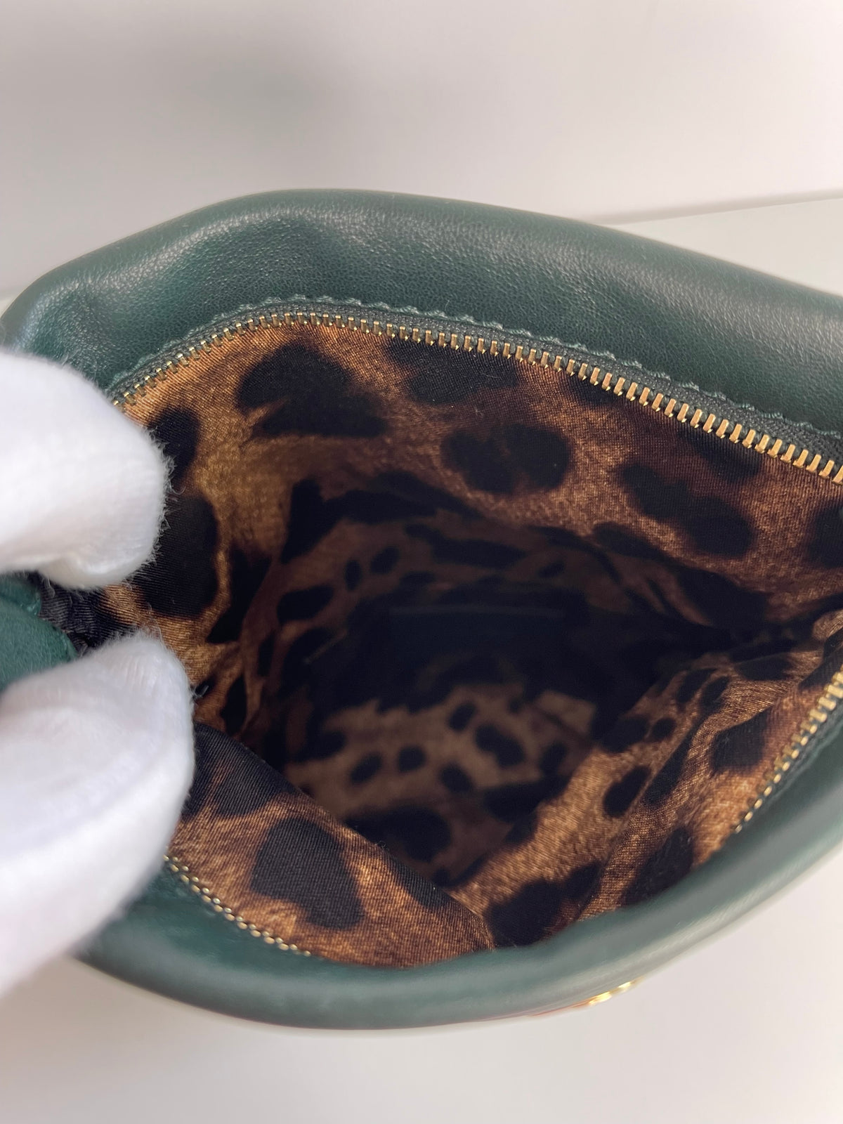 Dolce & Gabbana Green Soft Calfskin Small Bag