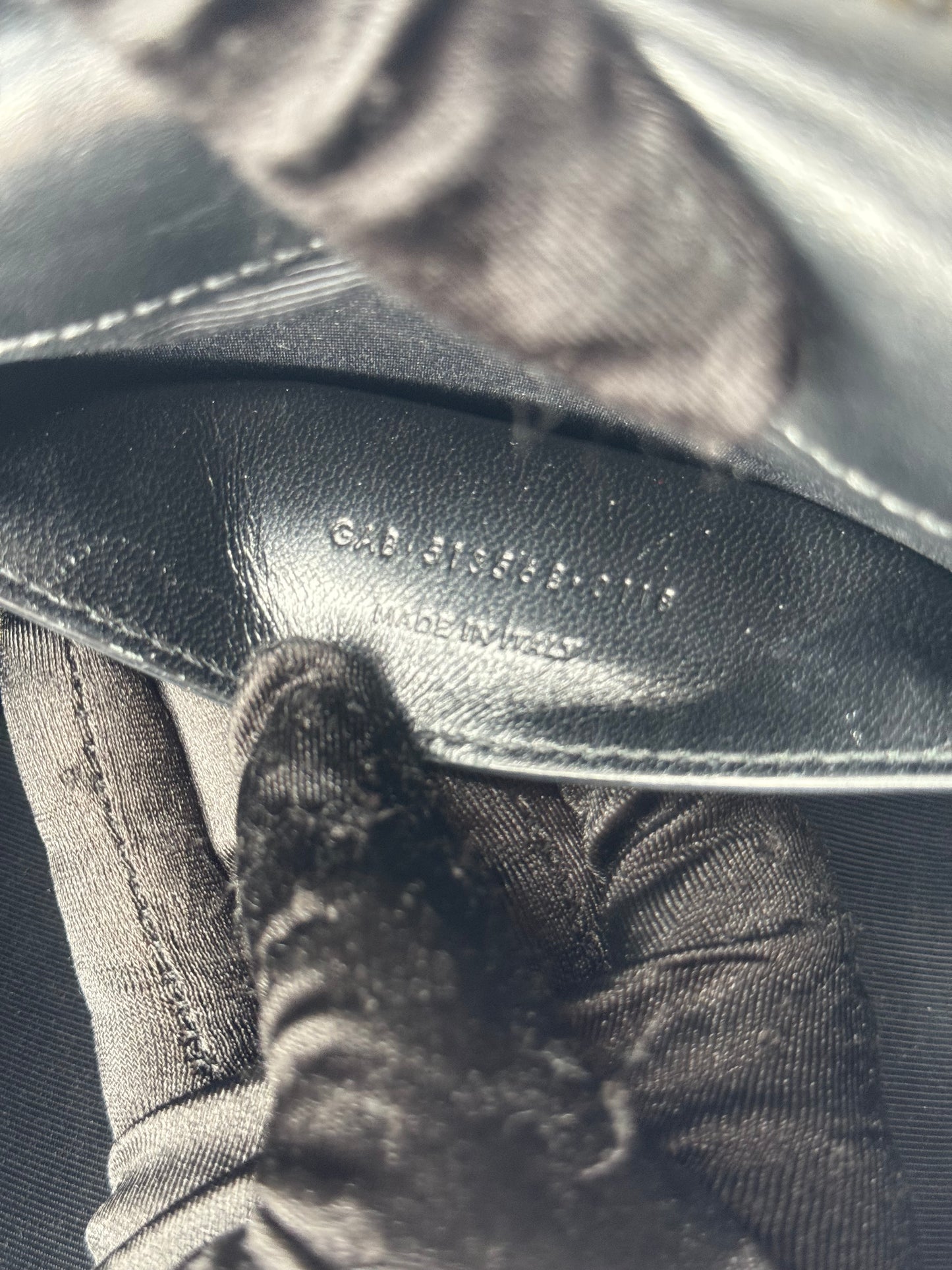 Saint Laurent Medium Kate Diagonal Sequin Tassel Black Bag