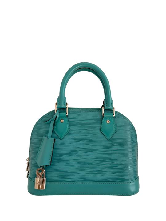 Louis Vuitton Alma BB Turquoise Epi Leather