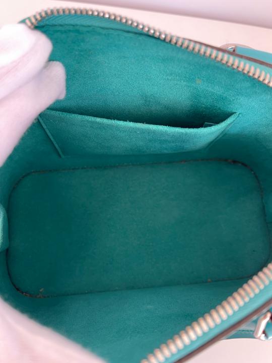 Louis Vuitton Alma BB Turquoise Epi Leather