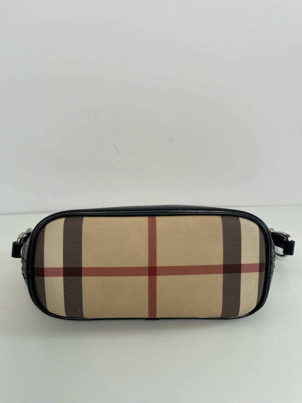 Burberry Nova Check Black Mini Boat Pochette
