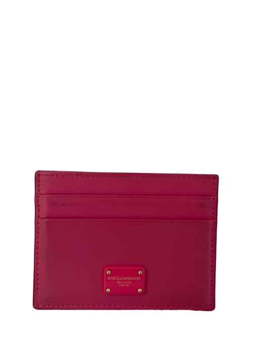 Dolce & Gabbana Pink Dauphine Card Holder