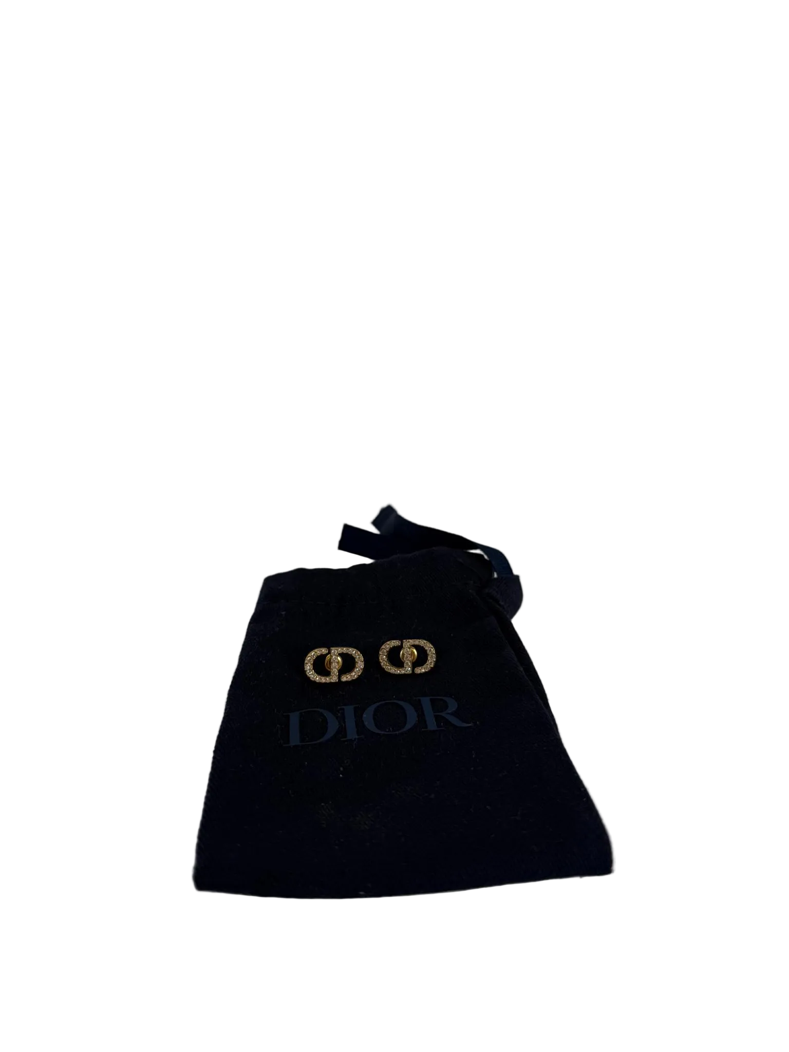 Christian Dior Petit CD Stud Earrings