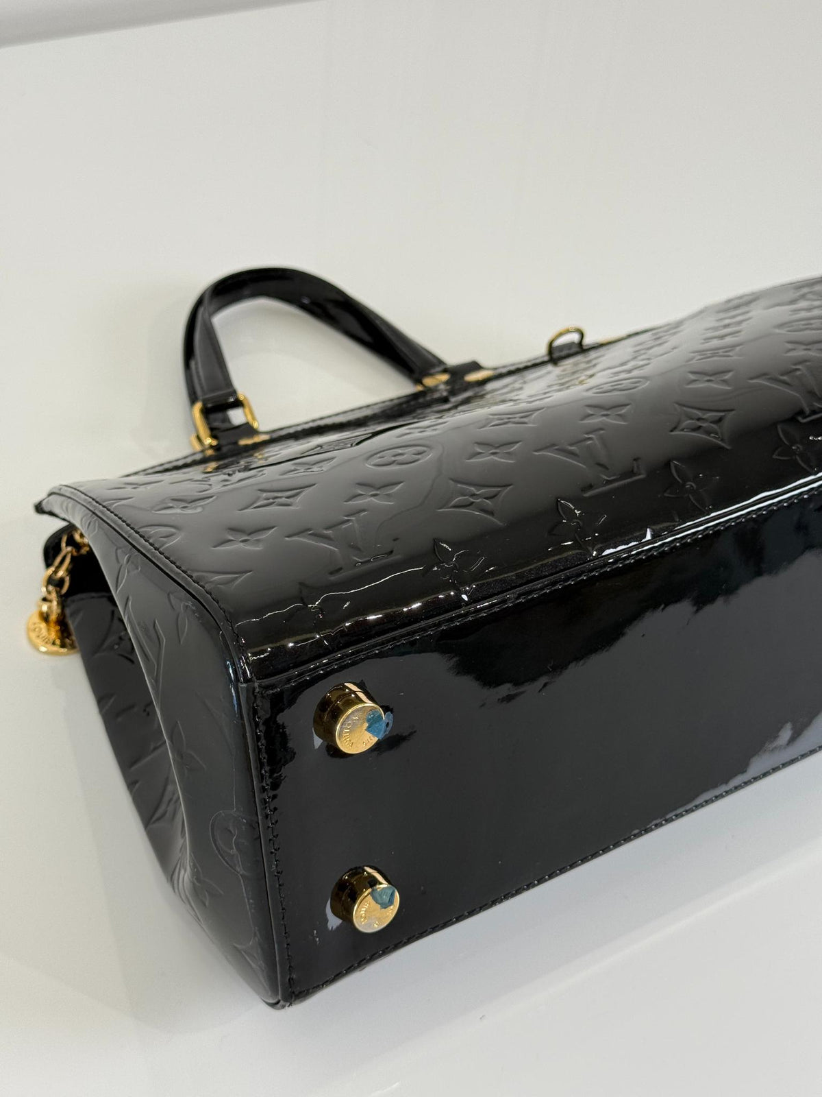 Louis Vuitton Monogram Vernis Brea MM Bag Black