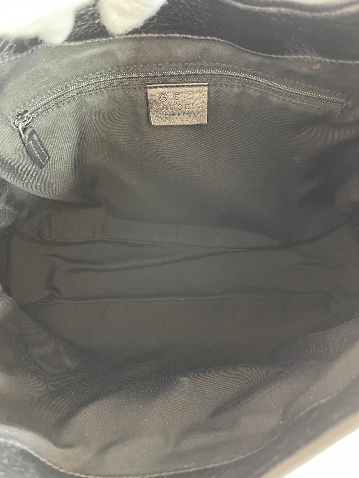 Gucci Jackie Vintage Black GG Canvas Shoulder Bag