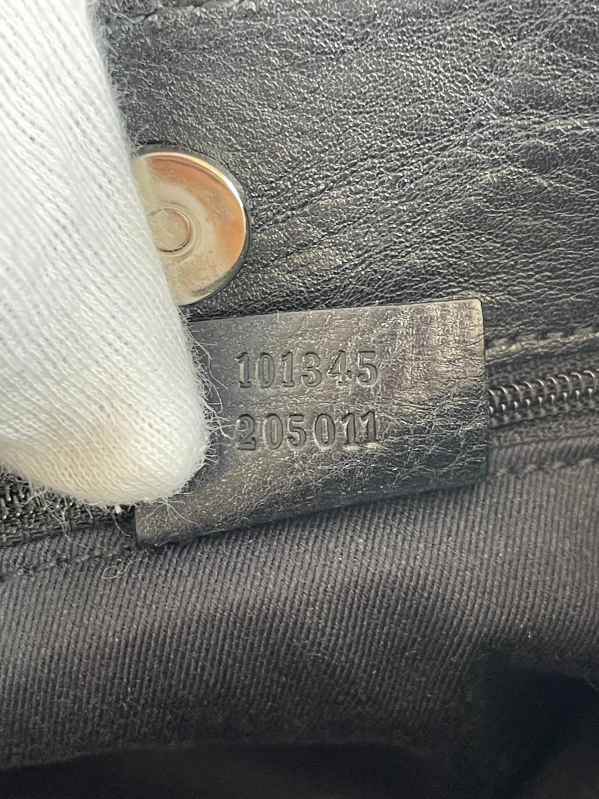 Gucci Black GG Canvas Jacquard Baguette