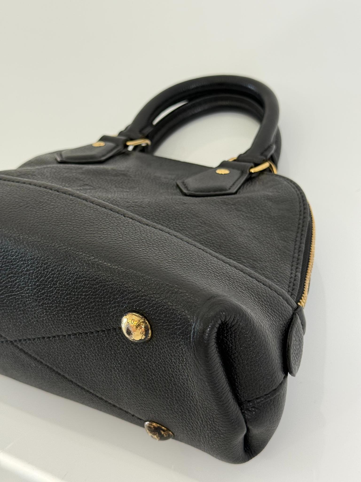 Louis Vuitton Neo Alma BB in Black Monogram Empreinte Leather